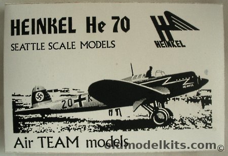 Air Team 1/72 Heinkel He-70  Blitz, 72-01 plastic model kit